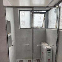 定制全包框（纯304不锈钢材质）淋浴隔断